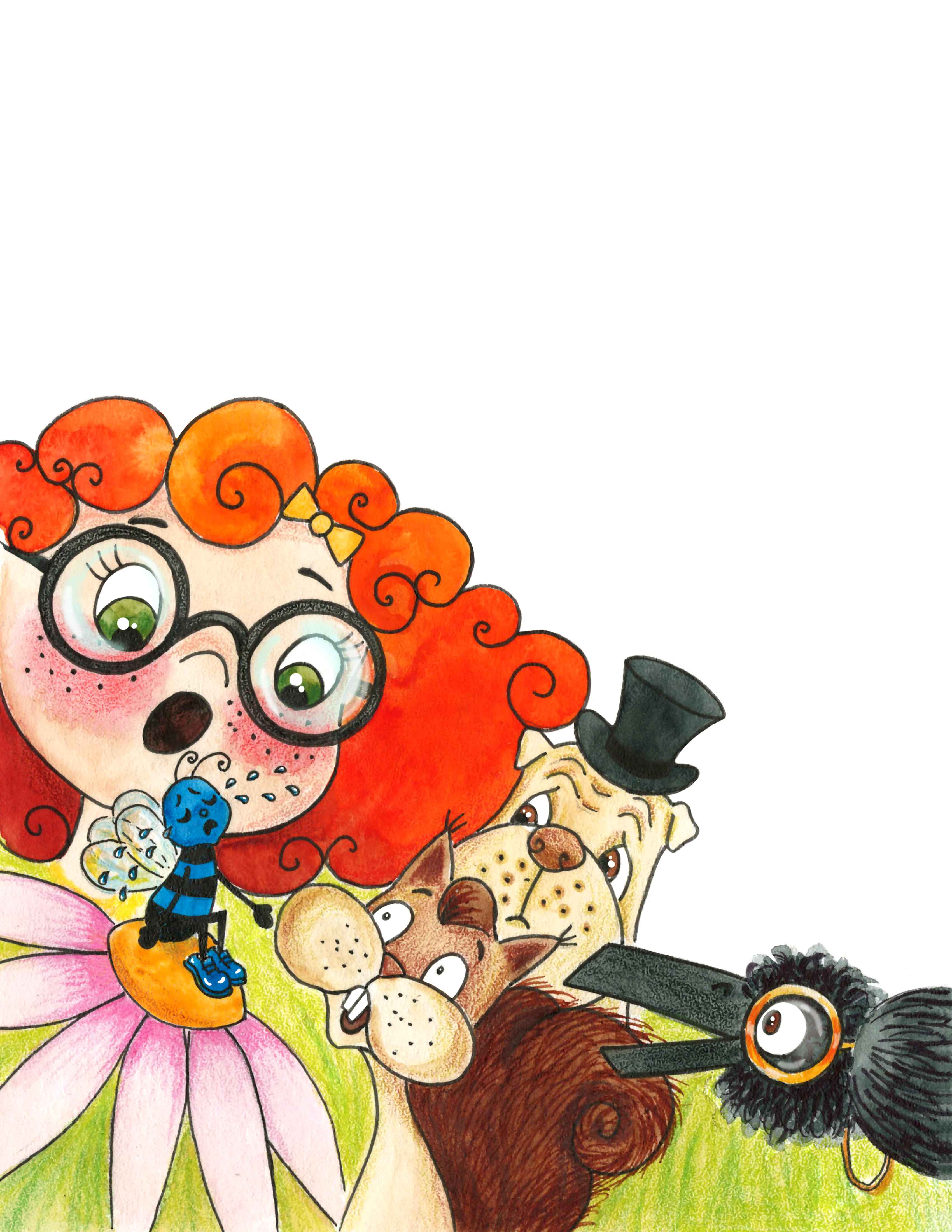 Professional illustration techniques demonstrated in children's book art