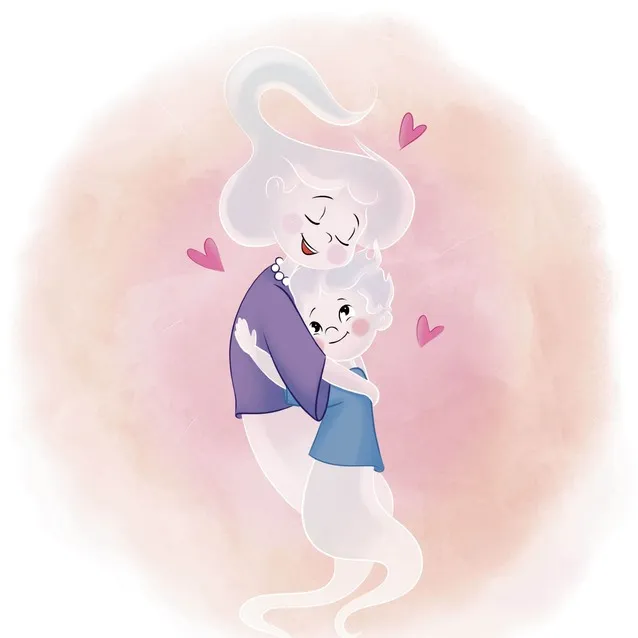 The Ghost Who Couldn't Say Boo — children's book illustration by Fairy Tale Publishing
