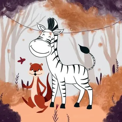 Come With Me Zebedee — children's book illustration by Fairy Tale Publishing